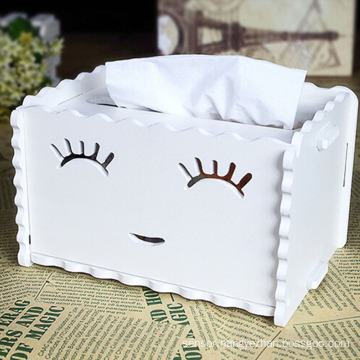 European Style Creative Design Wooden Tissue Box (ZJH036)